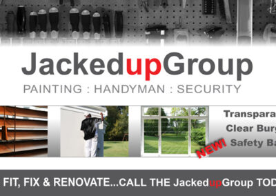 Social Media Advert banner - Jacked Up Group